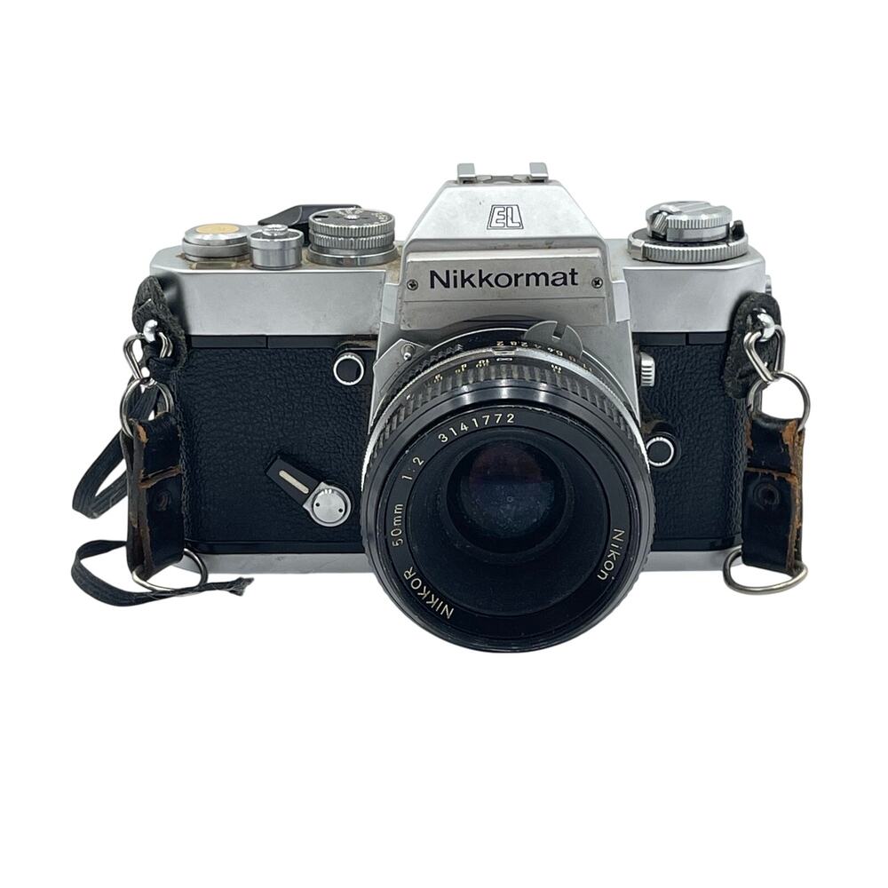 Nikon Nikkormat EL Film Camera with 50mm f1.4 Nikkor-S Lens As Is